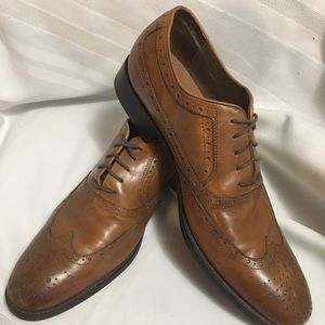 Johnston and Murphy brown oxford wingtip 11.5